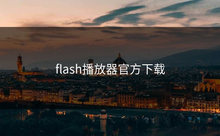 flash播放器官方下载